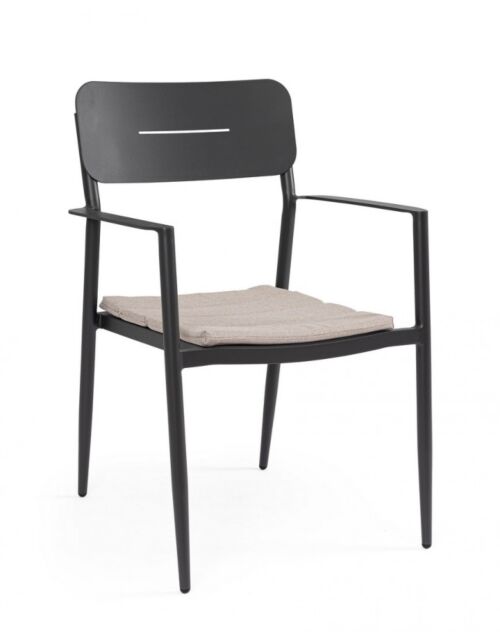 Vrtni stol NEBULA antracit YK13 - nakladalen