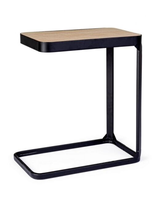 Pomoćni stolić EVERITT 50×30 – metal & drvo | MOBALIA