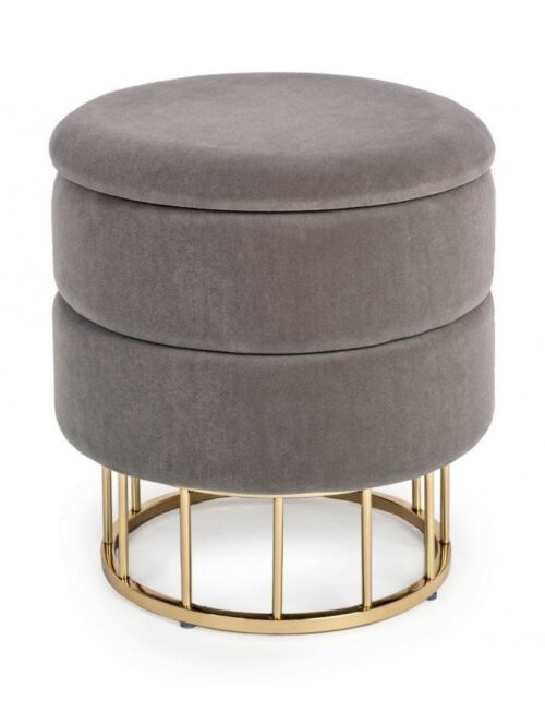 Tabure s posodo PAVLINA temno siv