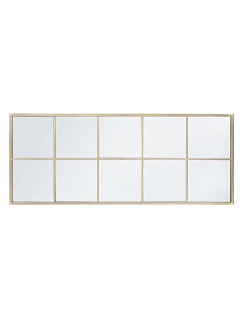 BIZZOTTO OGLEDALO Z OKVIRJEM WINDOW NUCLEOS ZLATO 125X50