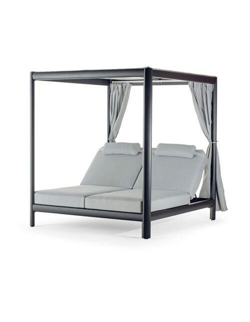 Doha dnevni krevet - dvostruki aluminijski baldahin