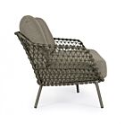 Vrtni kauč – dvosjed/trosjed IVISSA zeleni s jastucima