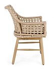 Vrtna fotelja WILSON u prirodnoj boji