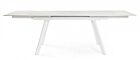 Produživi vrtni stol JARKKO 160–240x90 bijeli