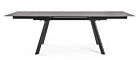 Produživi vrtni stol JARKKO 160–240x90 crni