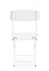 Sklopiva vrtna stolica YVONNE bijela - metalna, za ugostiteljstvo