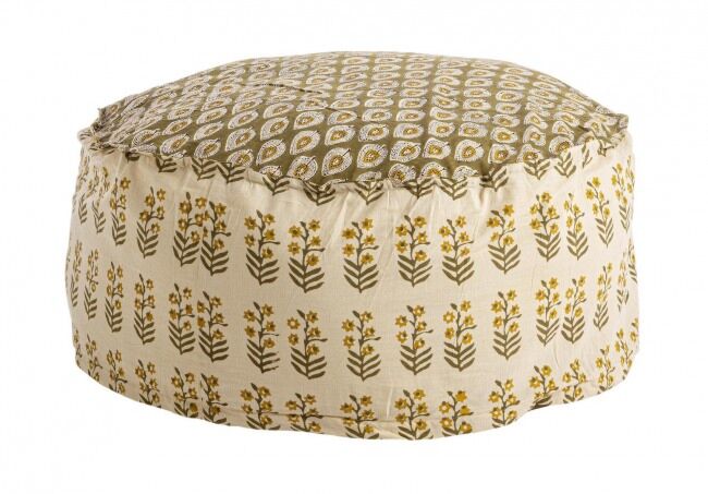 REIMS IVORY tabure sa cvijećem D65X25H