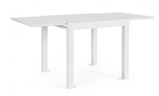 Raztegljiva miza CLIV 80/160×80 – bela (aluminij)