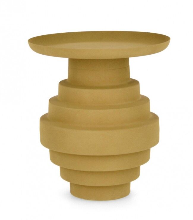 AMBA klub stolić za kavu senf D35.5