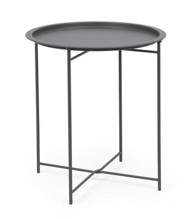 Vrtni stolić s pladnjem AUSTIN – antracit D46