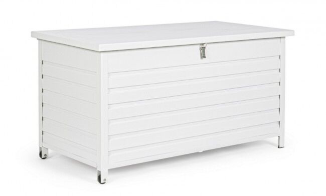 Vrtna kutija ATLANTIC bijela – aluminij 141x72x74 cm