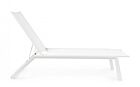 Ležaljka CRUISE s kotačima bijela GK50