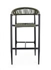 Barska stolica JANDIA antarcit/zelena - složiva