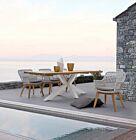 Vrtna miza RAMSEY 240X100 bela PM01