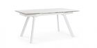 Produživi vrtni stol JARKKO 160–240x90 bijeli