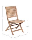 Sklopiva vrtna stolica MARYLAND