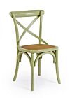 Drvena stolica CROSS zelena