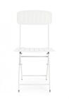 Sklopiva vrtna stolica YVONNE bijela - metalna, za ugostiteljstvo
