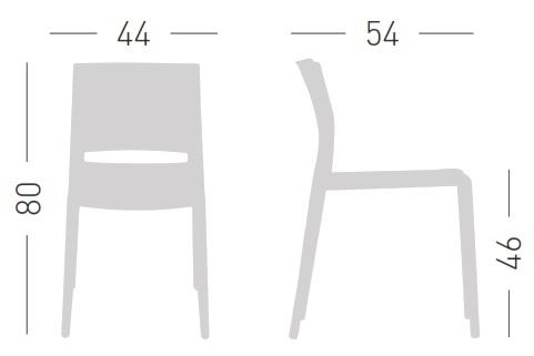 Le dimensioni del tavolo Bakhita