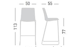 Dimensioni tavolo da bar Jubel ST76